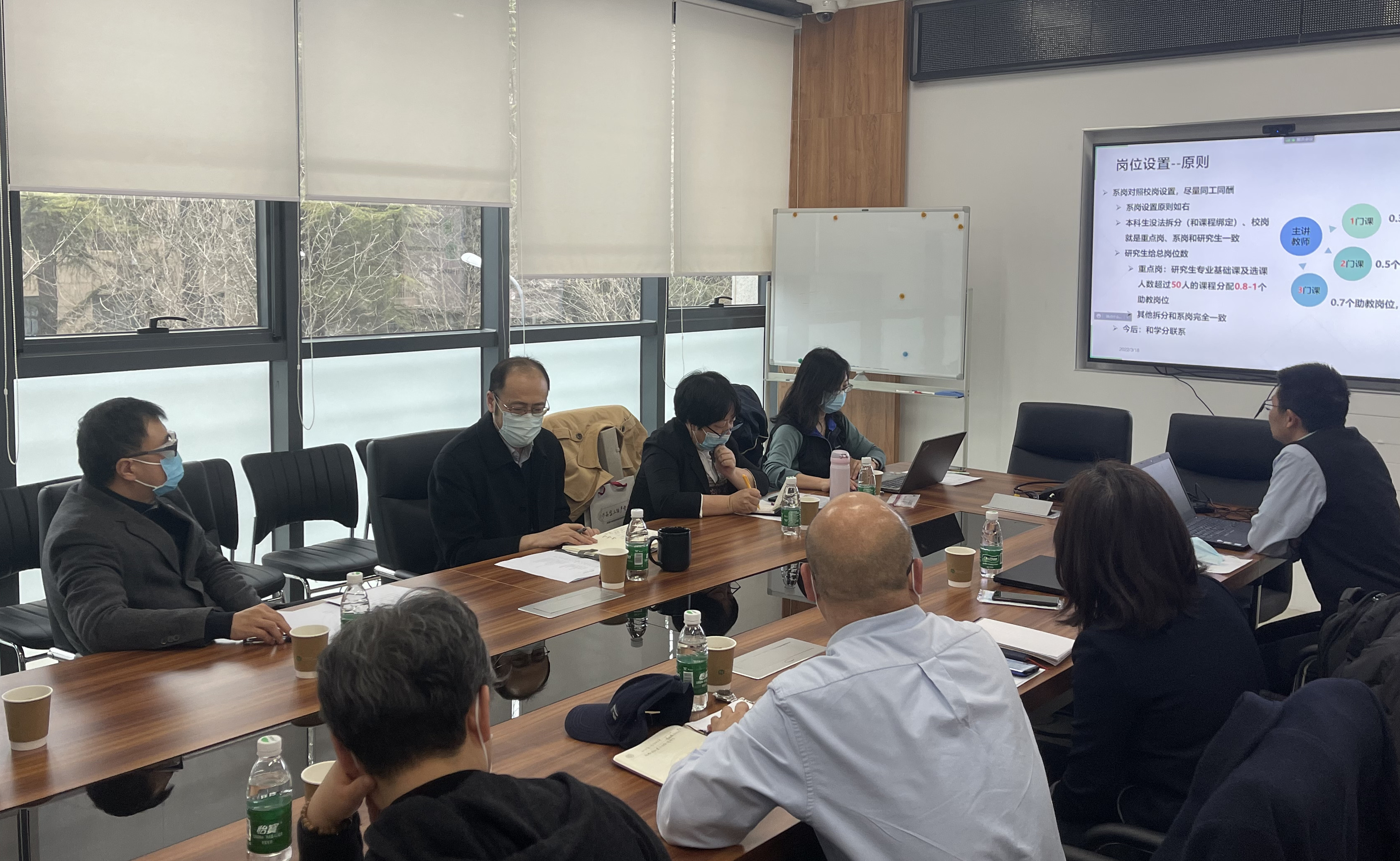 杨斌调研院系（课程团队）研究生助教队伍建设工作