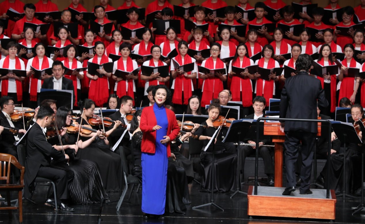 清华北大携手开展音乐党课 交响清唱剧《江姐》唱响新清华学堂