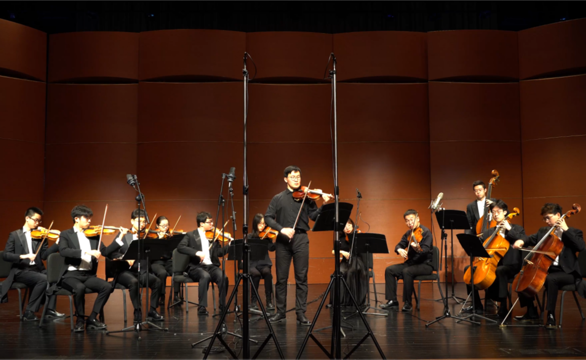 学生艺术团交响乐队受香港中文大学邀请参与文艺云汇演