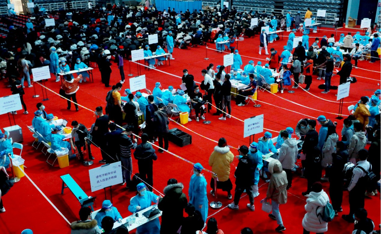 清华大学学生第二批次新冠疫苗第一针集中接种工作顺利完成