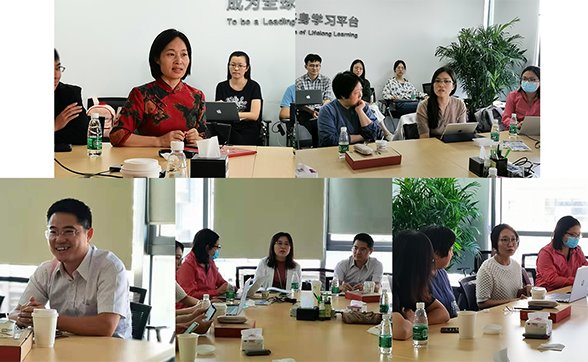 融合式教学指导专家组召开国际学生在线学习研讨会